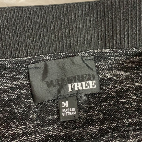 Wilfred Free Black & Grey Asymmetrical Pencil Skirt - Picture 5 of 6